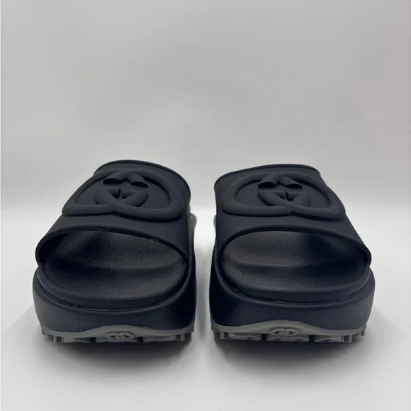Gucci Black Slide Sandals - Picture 5 of 9